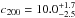 \hbox{$c_{200} = 10.0^{+1.7}_{-2.5}$}