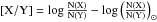 \hbox{${\rm [X/Y]}= \log \frac{\rm N(X)}{\rm N(Y)} - \log \left( \frac{\rm N(X)}{\rm N(Y)}\right)_{\odot}$}