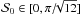 \hbox{$\dpsiz \in [0, \pi/\!\!\sqrt{12}]$}
