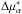 \hbox{$\Delta\mu ^*_{\alpha}$}