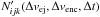 \hbox{$N'_{ijk}(\Delta{v_{\rm ej}}, \Delta{v_{\rm enc}},\Delta{t})$}