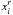 \hbox{$x_{i}^{r}$}