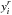 \hbox{$y_{i}^{r}$}