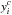 \hbox{$y_{i}^{c}$}