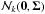 \hbox{$\mathcal{N}_k(\vec{0},\vec{\Sigma})$}