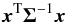 \appendix \setcounter{section}{2} \begin{equation} \label{eq:quadform} \vec{x}^\text{T} \vec{\Sigma}^{-1} \vec{x} \end{equation}