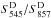 \hbox{$S_{545}^{\rm{D}}/S_{857}^{\rm{D}} $}