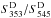 \hbox{$S_{353}^{\rm{D}}/S_{545}^{\rm{D}}$}