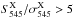 \hbox{$S_{545}^{\rm{X}}/\sigma_{545}^{\rm{X}}>5$}