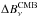 \hbox{$\Delta B_{\nu}^{\rm{CMB}}$}