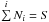 \hbox{$\sum\limits^i N_i = S$}