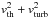 \hbox{$v_{\rm th}^2 + v_{\rm turb}^2$}