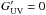 \hbox{$G_{\rm UV}' = 0$}