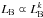 \hbox{$L_{\rm B} \varpropto L_{\rm B}^{k}$}