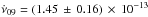 \hbox{$\dot\nu_{09}=(1.45\,\pm\,0.16)\,\times\,10^{-13}$}