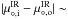 \hbox{$|\mu_{\circ \rm ,i}^{\rm IR}-\mu_{\circ \rm ,o}^{\rm IR}| \sim$}