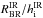 \hbox{$R_{\rm BR}^{\rm IR}/h_{\rm i}^{\rm IR}$}