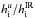 \hbox{$h_{\rm i}^u/h_{\rm i}^{\rm IR}$}