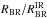\hbox{$R_{\rm BR}/R_{\rm BR}^{\rm IR}$}