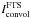 \hbox{$ {I}^{\rm{FTS}}_{\rm{convol}}$}