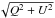 \hbox{$\sqrt{Q^2+U^2}$}