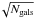 \hbox{$\!\sqrt{N_{\rm gals}}$}