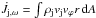 \hbox{$\dot J_{{\rm j},\omega} = \int \rho_{{\rm j}} v_{{\rm j}} v_\varphi r \, \mathrm{d}A$}