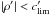 \hbox{$|\rho'| < c'_{\rm lim}$}