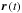 \hbox{$\vec{r}\left(t\right)$}