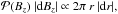 \hbox{$\PBz ~|\rmd \Bz| \propto 2 \pi ~r ~|\rmd r|,$}
