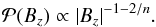 \begin{equation} \label{eq_PBz_multipole_step} \PBz \propto |\Bz | ^{-1-2/n} . \end{equation}