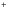 \hbox{$\sf ^+$}