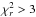 \hbox{$\chi_r^2 > 3$}