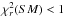 \hbox{$\chi^2_r(SM) < 1$}