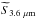 \hbox{$\widetilde{S}_{3.6~\mu\text{m}}$}