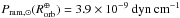 \hbox{$P_{\rm ram,\odot}(R_{\rm orb}^{\oplus})=3.9\times10^{-9}~{\rm dyn~cm^{-1}}$}
