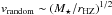 \hbox{$v_{\rm random} \sim \left(M_\star/r_{\rm HZ}\right)^{1/2}$}