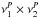 \hbox{$\nu_1^P\times\nu_2^P$}