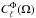 \hbox{$\clpp(\Omega)$}
