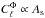 \hbox{$\clpp\propto\As$}