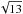 \hbox{$\sqrt{13}$}
