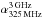 \hbox{$\alpha_{\rm 325\, MHz}^{\rm 3\, GHz}$}