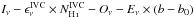 \hbox{$I_\nu- \epsilon^\mathrm{IVC}_\nu \times N^\mathrm{IVC}_{\ion{H}{i}} - O_\nu - E_\nu \times (b-b_0)$}