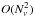 \hbox{$O(N_\nu^2)$}