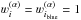\hbox{$ \varw_{i}^{(\alpha)} = \varw_{i_\blue}^{(\alpha)} = 1 $}