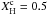 \hbox{$X_{\rm H}^{\rm c}= 0.5$}