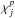 \hbox{$\chi_j^p$}