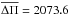 \hbox{$\overline{\Delta \Pi}= 2073.6$}