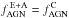 \hbox{$ f_{\rm AGN}^{\rm \, E+A} = f_{\rm AGN}^{\rm C}$}