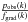 \hbox{$\frac{p_\mathrm{obs}(k)}{f_{\mathrm{grad}}(k)}$}
